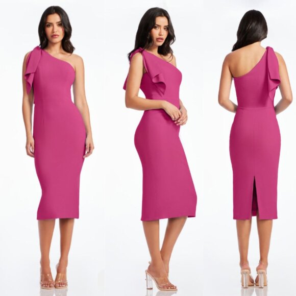 Dress The Population Tiffany Dress NWT in Hibiscus XS - Picture 1 of 13